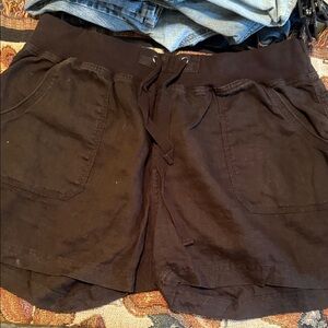 Calvin Klein Black Cargo Shorts for Women